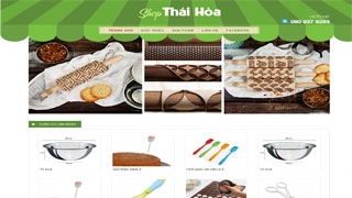 Thiết kế website Shop Thái Hòa